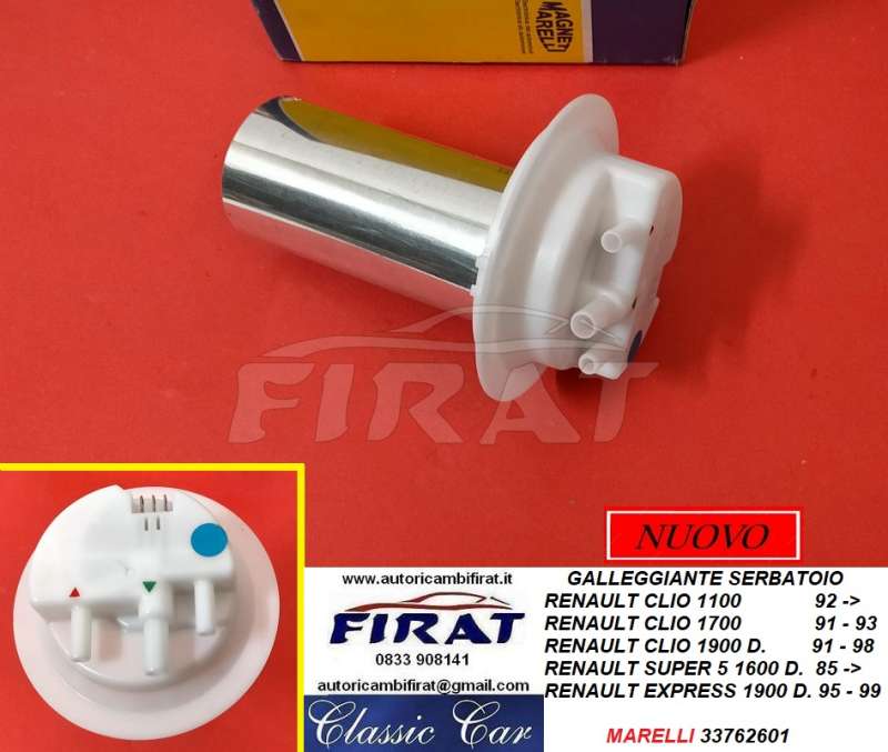 GALLEGGIANTE SERBATOIO RENAULT CLIO-SUPER 5-EXPRESS (33762601)